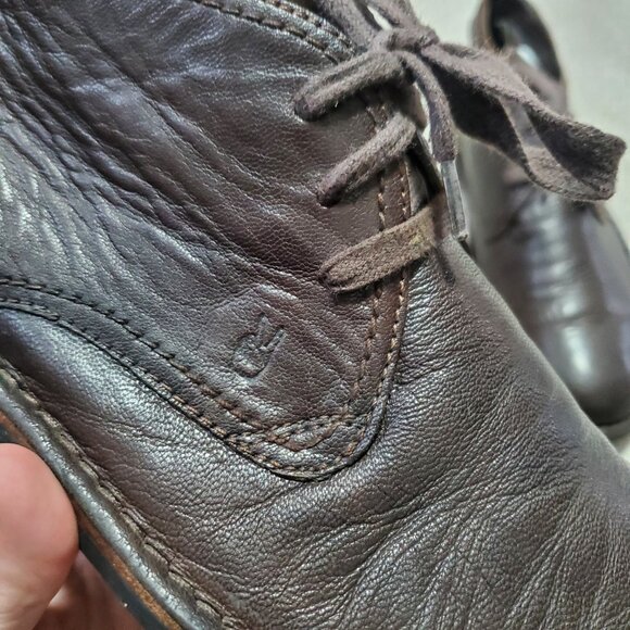 JOHN VARVATOS Star USA Hipster Chukka Boots Leather Lace Up Brown Men's 10.5 - Picture 10 of 15